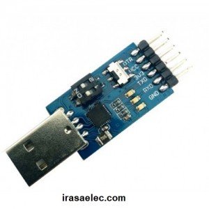 مبدل CP2102 RS232/485 USB ماژول 