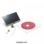 نمایشگر 5 اینچ با تاچ مقاومتی HDMI LCD 5" 800*400